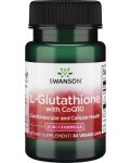 L-Glutathione with CoQ10, 30 капсули, Swanson - 1t