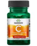 Vitamin C with Rose Hips, 1000 mg, 30 капсули, Swanson - 1t