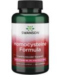 Homocysteine Formula, 120 капсули, Swanson - 1t