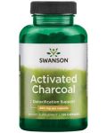 Activated Charcoal, 260 mg, 120 капсули, Swanson - 1t