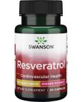 Resveratrol, 250 mg, 30 капсули, Swanson - 1t