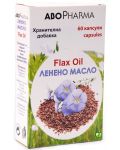 Flax Oil, 1000 mg, 60 капсули, Abo Pharma - 1t