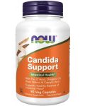Candida Support, 90 растителни капсули, Now - 1t