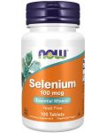 Selenium, 100 mcg, 100 таблетки, Now - 1t