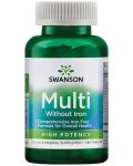 Multi without Iron, 130 таблетки, Swanson - 1t