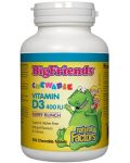 Big Friends Vitamin D3, 400 IU, 250 дъвчащи таблетки, Natural Factors - 1t