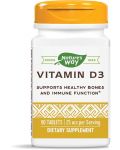 Vitamin D3, 90 таблетки, Nature's Way - 1t