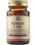 Boron, 3 mg, 100 растителни капсули, Solgar - 1t