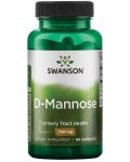 D-Mannose, 700 mg, 60 капсули, Swanson - 1t