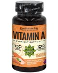 Vitamin A, 1500 IU, 100 дъвчащи таблетки, Cvetita Herbal - 1t