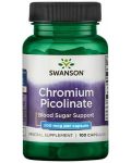 Chromium Picolinate, 100 капсули, Swanson - 1t