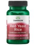 Red Yeast Rice, 600 mg, 60 капсули, Swanson - 1t