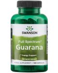 Full Spectrum Guarana, 500 mg, 100 капсули, Swanson - 1t