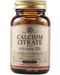 Calcium Citrate with Vitamin D3, 60 таблетки, Solgar - 1t