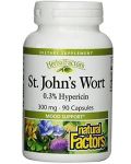 St. John's Wort, 300 mg, 90 капсули, Natural Factors - 1t