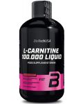 L-Carnitine 100 000 Liquid, череша, 500 ml, BioTech USA - 1t