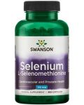Selenium L-Selenomethionine, 100 mcg, 300 капсули, Swanson - 1t