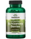Full Spectrum Schizandra Berries, 525 mg, 90 капсули, Swanson - 1t
