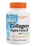Collagen Types 1 and 3, 1000 mg, 180 таблетки, Doctor's Best - 1t