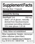 BetaRight Beta Glucans, 250 mg, 60 капсули, Swanson - 2t