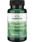 Cinnamon & Chromium, 60 капсули, Swanson - 1t