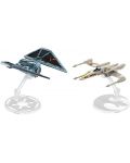 Комплект звездни кораби Mattel Hot Wheels Star Wars - Rogue One, Raven Red 5 Deluxe vs X-Wing - 1t