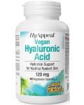 HyAppeal Vegan Hyaluronic Acid, 120 mg, 60 капсули, Natural Factors - 1t