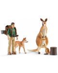 Игрален комплект Schleich Wild Life - Поход с раница в Австралия, 9 части - 2t