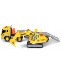 Игрален комплект Moni Toys - Камион с багер, 1:16 - 5t