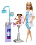 Игрален комплект Barbie You Can Be Anything - Зъболекар, с руса коса - 1t