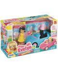 Игрален комплект RS Toys - Кукла Евелин с кола и аксесоари, асортимент - 3t