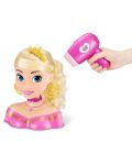 Игрален комплект Zuru Sparkle Girlz - Модел за прически Styling Princess, 81 части - 3t