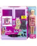 Игрален комплект Barbie - Гардероб с кукла - 1t