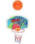 Игрален комплект King Sport - Светещо баскетболно табло с топка - 1t