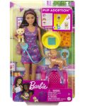 Игрален комплект Barbie - Кукла с кученце за осиновяване - 1t