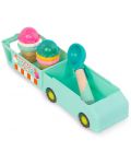 Игрален комплект Battat - Камион за сладолед с аксесоари - 4t