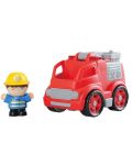 Игрален комплект PlayGo - Пожарна кола с фигурка - 1t