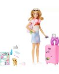 Игрален комплект Barbie - Пътешествие с куче - 3t