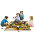 Игрален комплект Felyx Toys - Автовоз с 6 колички и килимче за игра - 3t