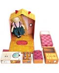 Игрален комплект Svoora - Кукла Ани с преносима къща - 4t