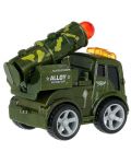 Игрален комплект GT - Инерционни военни камиони, 4 броя - 3t