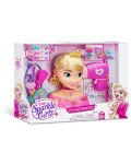 Игрален комплект Zuru Sparkle Girlz - Модел за прически Styling Princess, 81 части - 6t