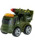 Игрален комплект GT - Инерционни военни камиони, 4 броя - 5t