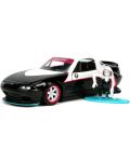 Игрален комплект Jada Toys - Ghost Spider с 1990 Mazda Miata, 1:32 - 2t