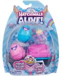Игрален комплект Hatchimals Alive! - Столче за хранене с фигурки - 1t