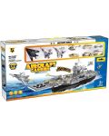 Играчка Aircraft Carrier - Самолетоносач с изстребители и коли - 3t