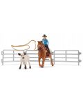 Игрален комплект Schleich Farm World - Момиче каубой с ласо - 2t