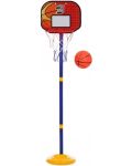 Игрален комплект GT - Баскетболен кош с топка, до 108 cm - 1t