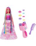 Игрален комплект Barbie Dreamtopia - Кукла за прически с аксесоари - 2t