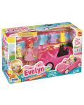 Игрален комплект RS Toys - Кукла Евелин с кола и аксесоари, асортимент - 2t